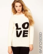 Cream LOVE sweater at ASOS at Asos