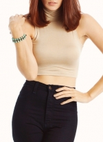 Cream crop top from Go Jane at Go Jane