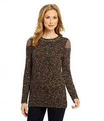 Cremieux Kari Marled Knit Sweater at Dillards