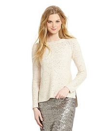 Cremiuex Sequin Sweater at Dillards