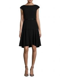 Crepe Fit-&-Flare Dress by Nue by Shani at Lord & Taylor