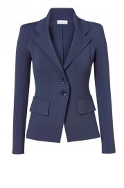 Crepe Knit Tux Jacket in Slate at Scanlan Theodore