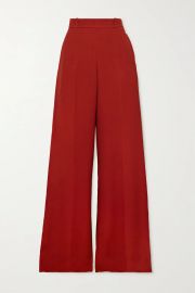 Crepe wide-leg pants at Net a Porter