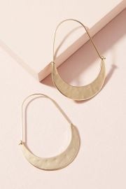 Crescent Hoops at Anthropologie