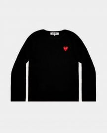 Crew Neck Jumper by Comme des Garcons PLAY at Fabric