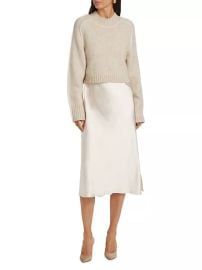 Crewneck Combo Midi-Dress at Saks Fifth Avenue