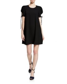 Crewneck Puff-Sleeve Mini Dress by See by Chloe at Bergdorfgoodman