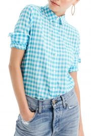 Crinkle Gingham Boy Shirt at Nordstrom Rack