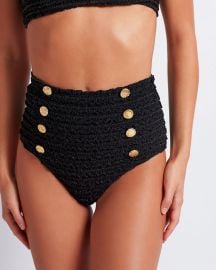 Crinkle Lurex Bikini Bottom at Patbo