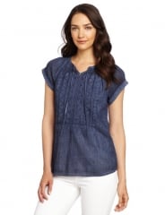 Crinkle gauze top by Calvin Klein at Amazon