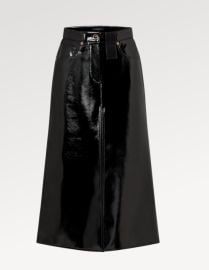 Crinkled Vinyl Midi Skirt - Ready to Wear LOUIS VUITTON at Louis Vuitton