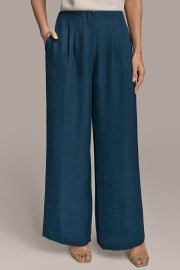 Crinkled Wide Leg Pant Wide Leg Donna Karan at Donna Karan