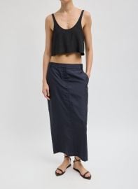 Crispy Nylon Maxi Skirt Tibi Official at Tibi