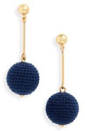 Crochet Ball Drop Earrings by J Crew at Nordstrom