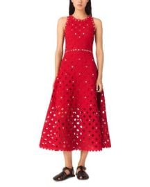 Crochet Dress with Mirror Embellishments at Bloomingdales