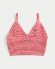 Crochet Style Bralette at Hollister