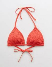 Crochet Triangle Bikini Top at American Eagle