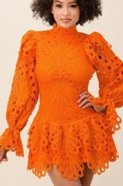 Crochet mini dress  at Privilege 