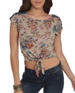 Crochet shoulder top from Wet Seal at Wet Seal