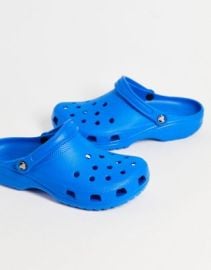 Crocs classic clogs in Cobalt Blue at ASOS