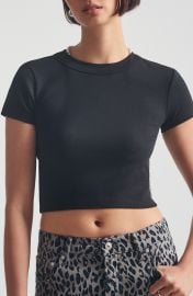 Crop Rib T-Shirt at Nordstrom