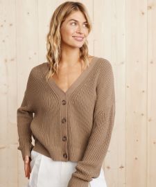 Cropped Cotton Cocoon Cardigan Jenni Kayne at Jenni Kayne