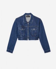 Cropped Denim Jacket at The Kooples