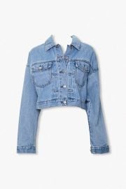 Cropped Denim Jacket at Forever 21