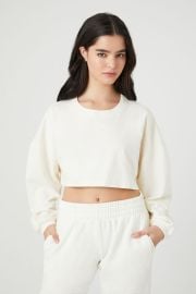 Cropped Drop-Sleeve Top at Forever 21