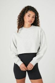 Cropped Fleece Pullover at Forever 21