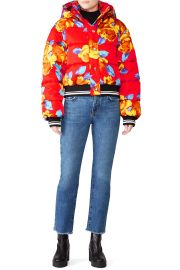 Cropped Floral Puffer Jacket by MSGM for 145 Rent the Runway at Rent the Runway