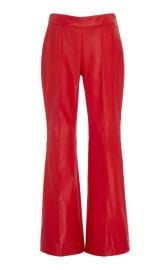 Cropped Lambskin Flared Pants at Moda Operandi