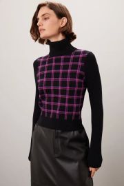 Cropped Plaid Turtleneck by TOCCIN X RTR for 60 Rent the Runway at Rent the Runway