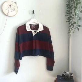 Cropped Rugby Shirt at American Eagle