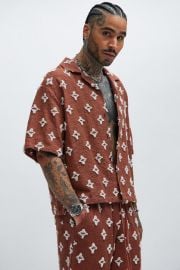 Cropped Starlet Shirt - Brown Fashion Nova at Fashion Nova