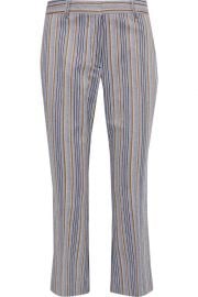 Cropped Striped Kick-Flare Pants by Derek Lam 10 Crosby at The Outnet