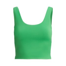 Cropped Sueded Jersey Tank Top at Ralph Lauren