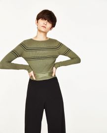 Cropped Sweater at Zara