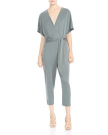 Cropped V-neck Jumpsuit at Bloomingdales