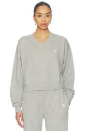 Cropped V-neck Sweatshirt at Revolve