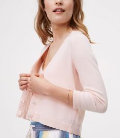 Cropped cardigan at Loft