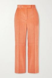 Cropped cotton-blend corduroy straight-leg pants at Net A Porter