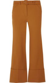 Cropped crepe flared pants at Net A Porter