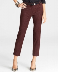 Cropped jacquard pants at Ann Taylor