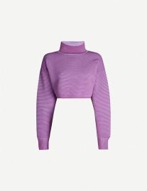 Cropped organic cotton sweatshirt at Selfridges