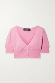 Cropped wool cardigan at Net a Porter