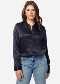 Crosby Blouse Navy CAMI NYC at Cami NYC