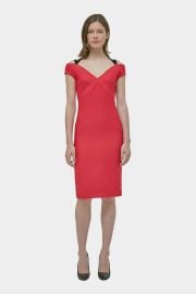 Cross Back Off Shoulder Dress at Yigal Azrouel