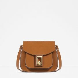 Cross Body Bag with Fastening Detail at Zara