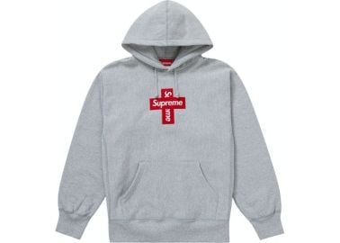 Cross Box Logo Hooded Sweatshirt at Stockx